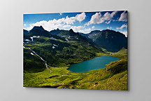 Obraz s výhľadom na jazero v horách zs1324